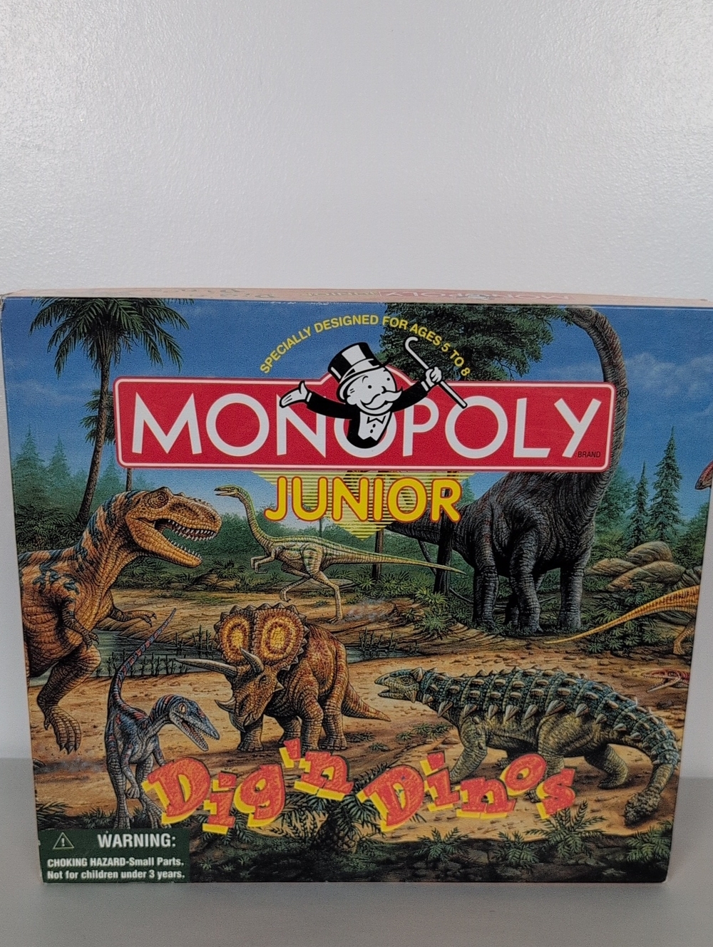 Monopoly Jr Dig 'n Dinos Vintage Board Game